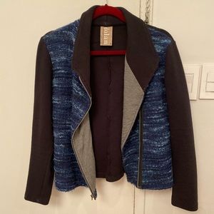 Blue and Black Anthropologie Jacket